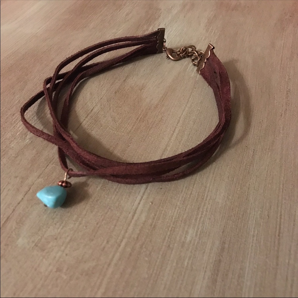 Western chic 5 strip choker